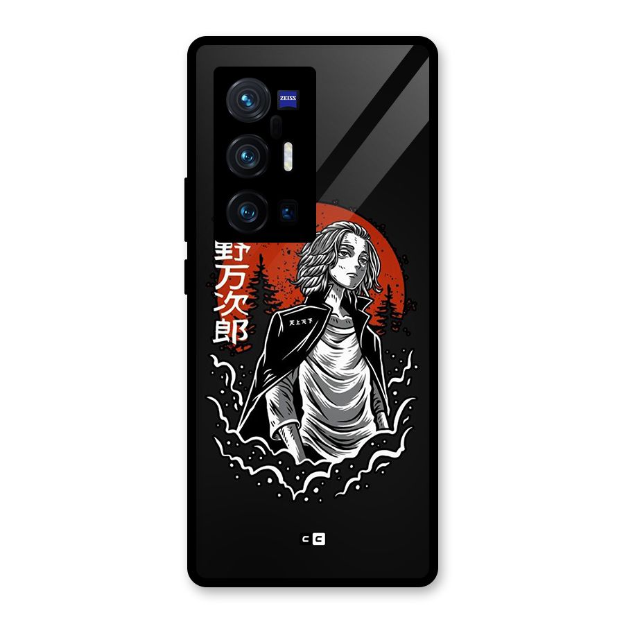 Mickey illustration Glass Back Case for Vivo X70 Pro Plus