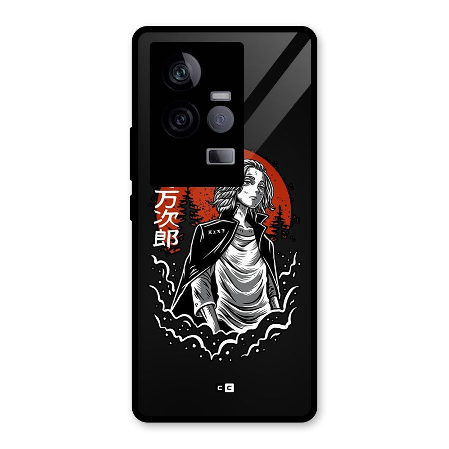 Mickey illustration Glass Back Case for Vivo iQOO 11 5G