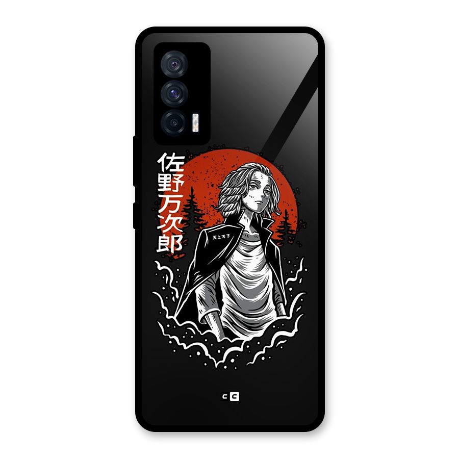 Mickey illustration Glass Back Case for Vivo iQOO 7 5G