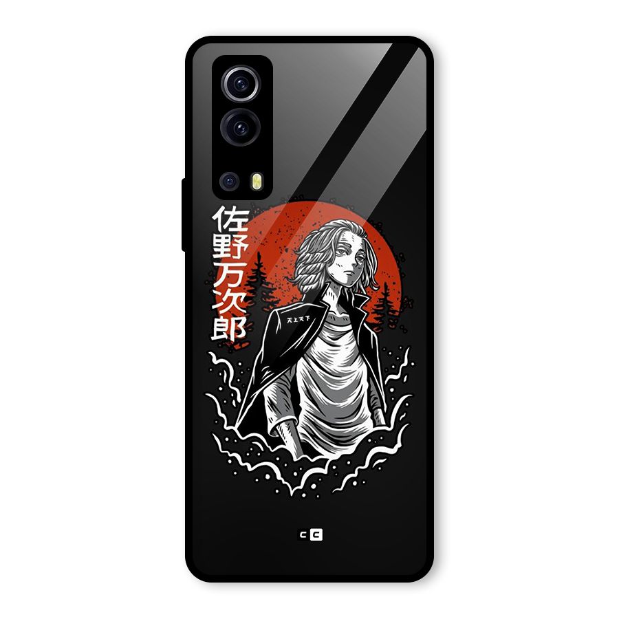 Mickey illustration Glass Back Case for Vivo iQOO Z3