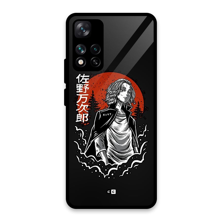 Mickey illustration Glass Back Case for Xiaomi 11i 5G