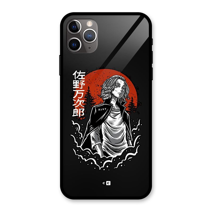 Mickey illustration Glass Back Case for iPhone 11 Pro Max