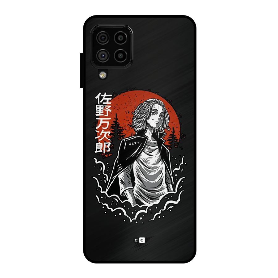 Mickey illustration Metal Back Case for Galaxy A22 4G