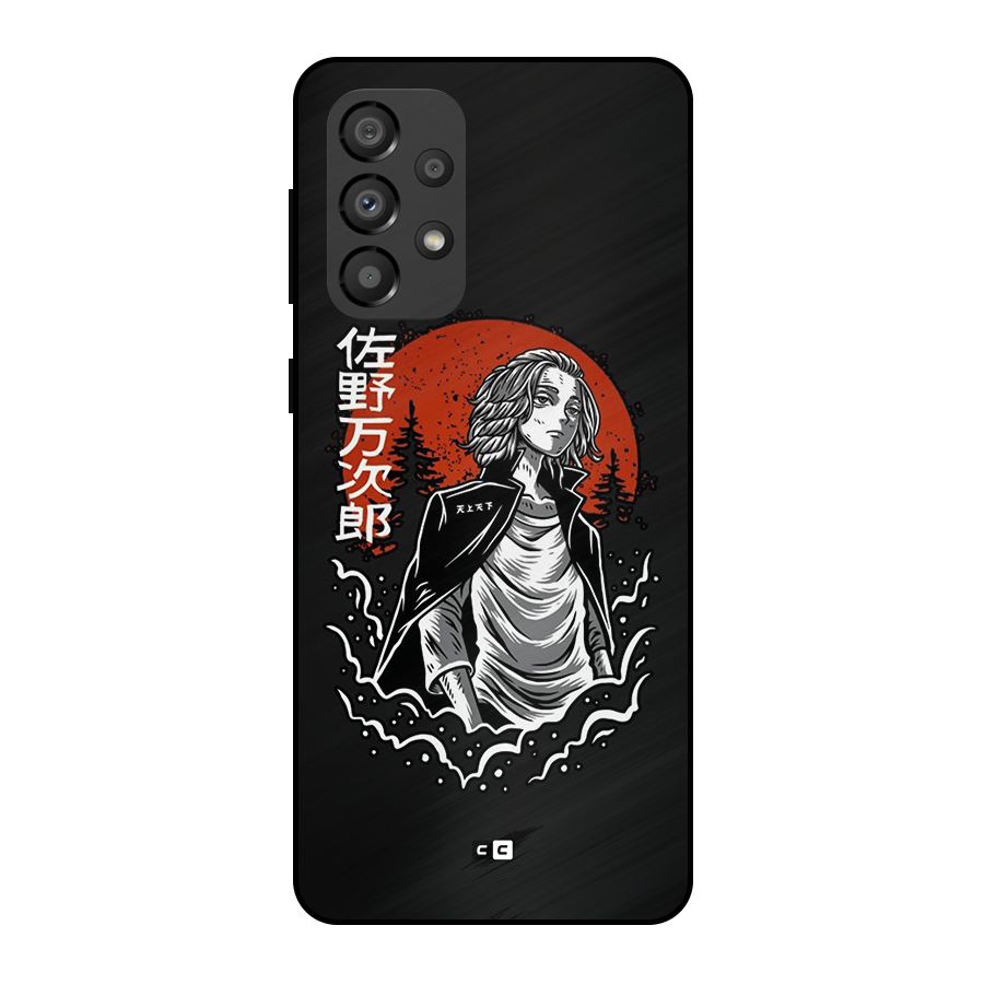 Mickey illustration Metal Back Case for Galaxy A33 5G