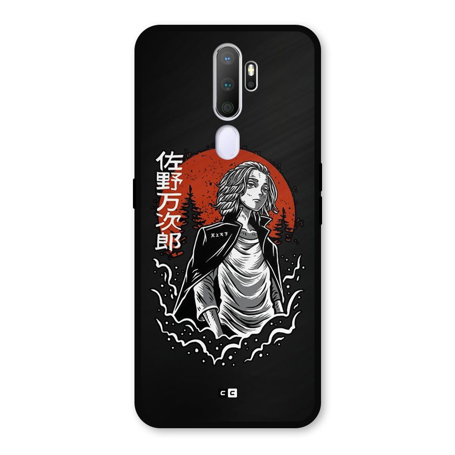 Mickey illustration Metal Back Case for Oppo A5 (2020)
