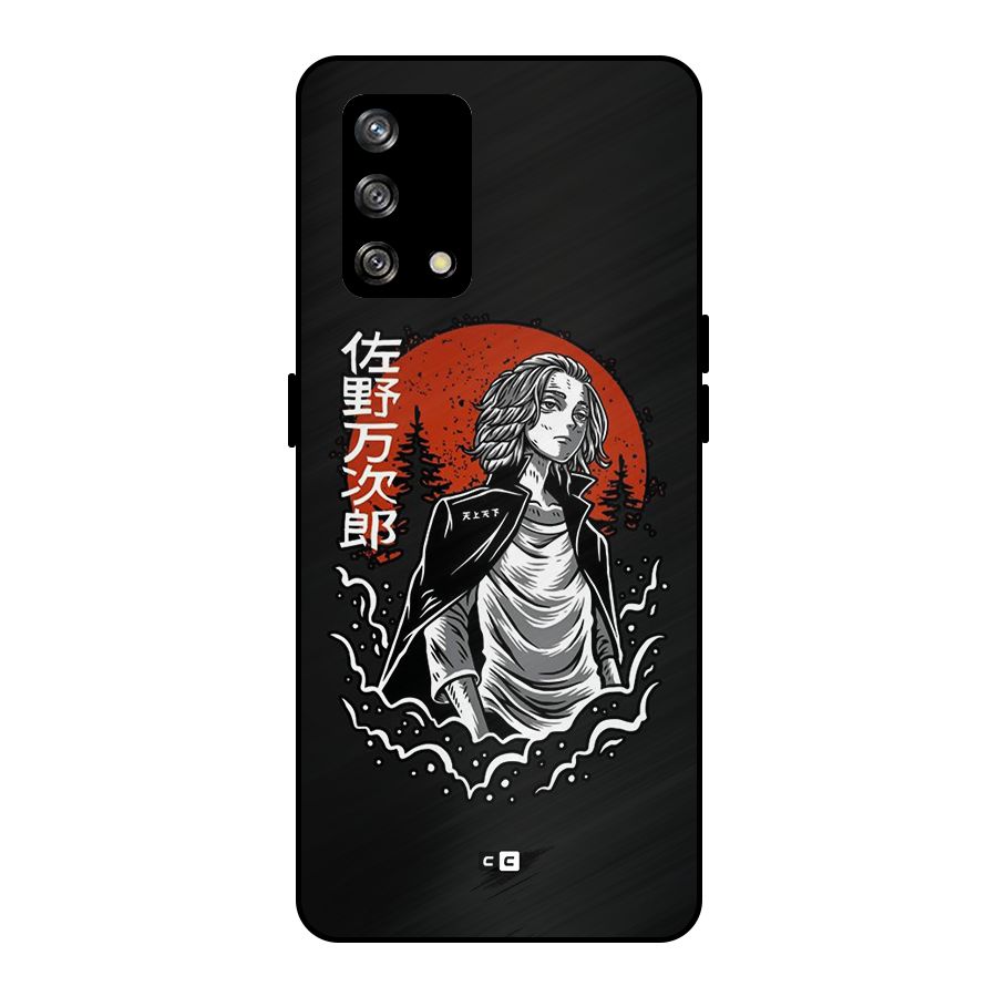 Mickey illustration Metal Back Case for Oppo F19s