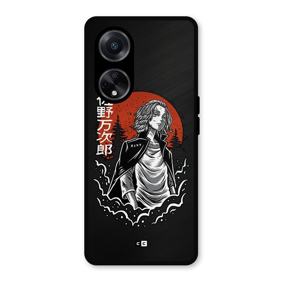 Mickey illustration Metal Back Case for Oppo F23