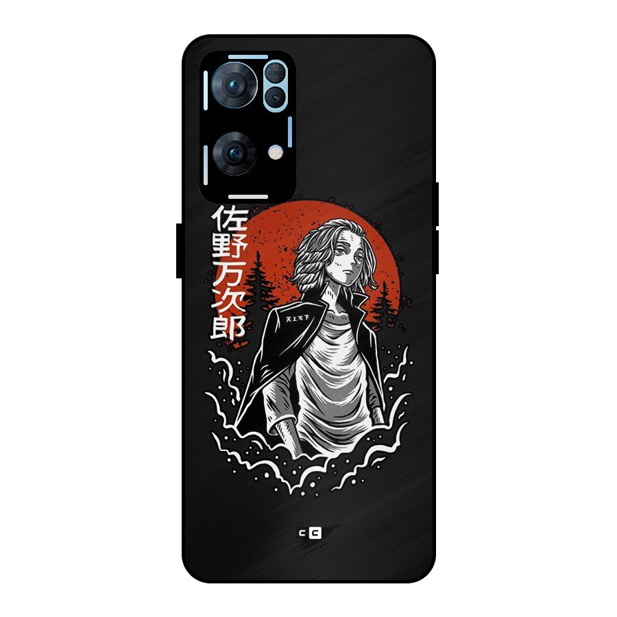 Mickey illustration Metal Back Case for Oppo Reno7 Pro 5G