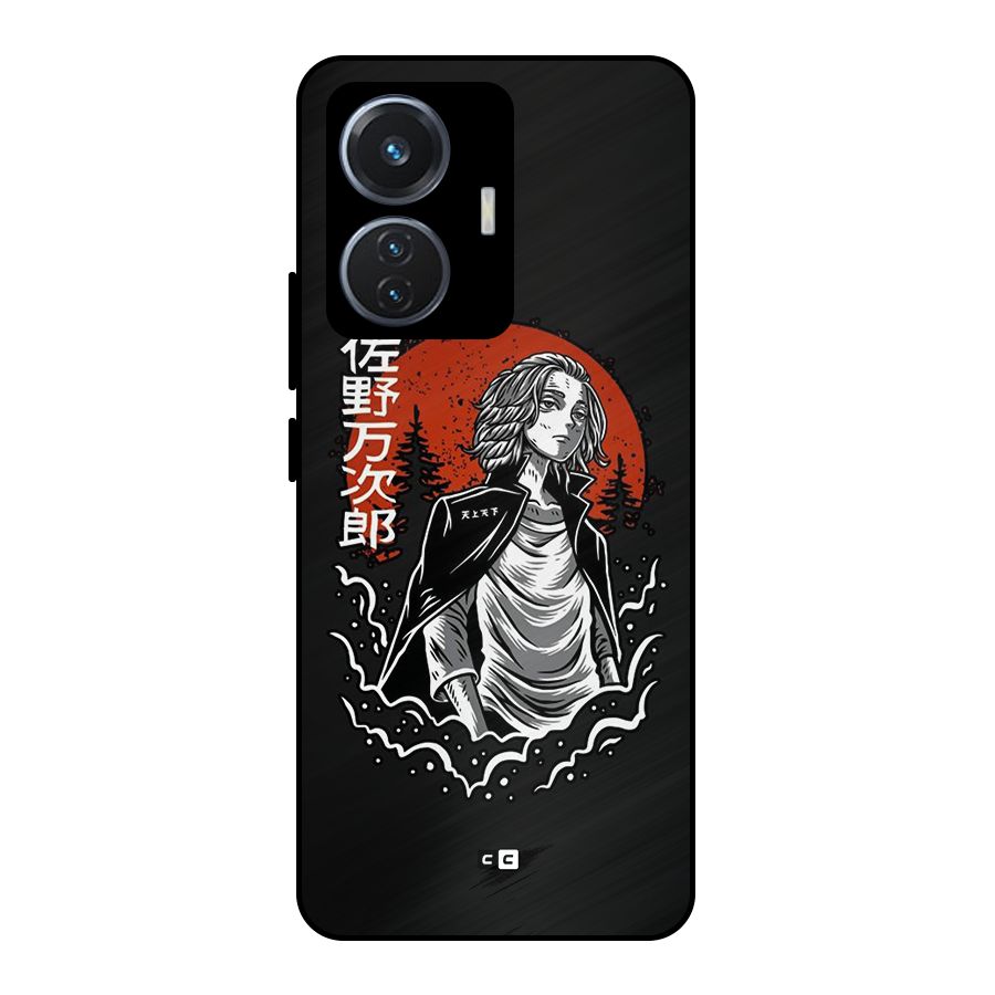 Mickey illustration Metal Back Case for Vivo T1 44W