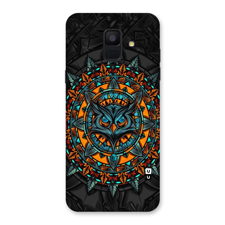 Mighty Owl Artwork Back Case for Galaxy A6 (2018)