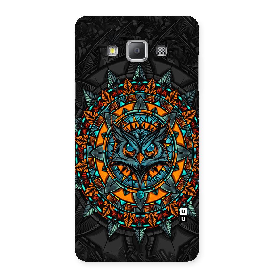 Mighty Owl Artwork Back Case for Galaxy A7