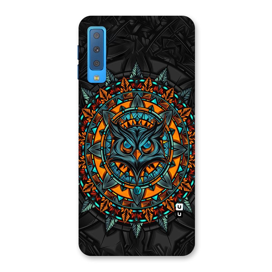 Mighty Owl Artwork Back Case for Galaxy A7 (2018)