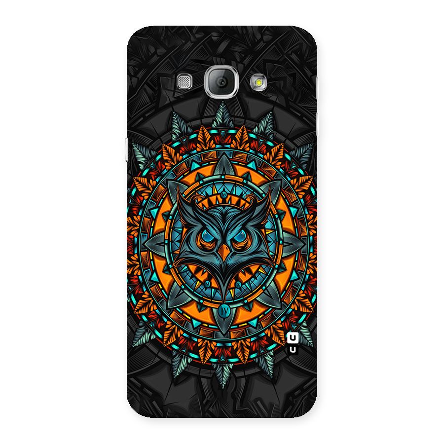 Mighty Owl Artwork Back Case for Galaxy A8
