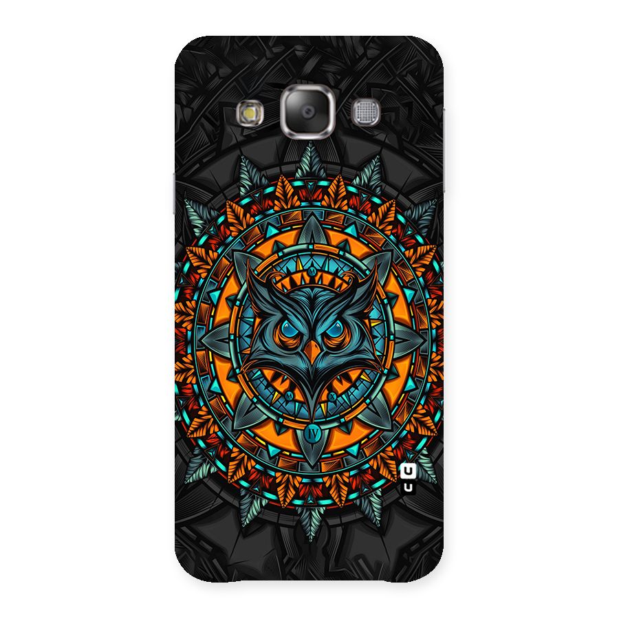 Mighty Owl Artwork Back Case for Galaxy E7