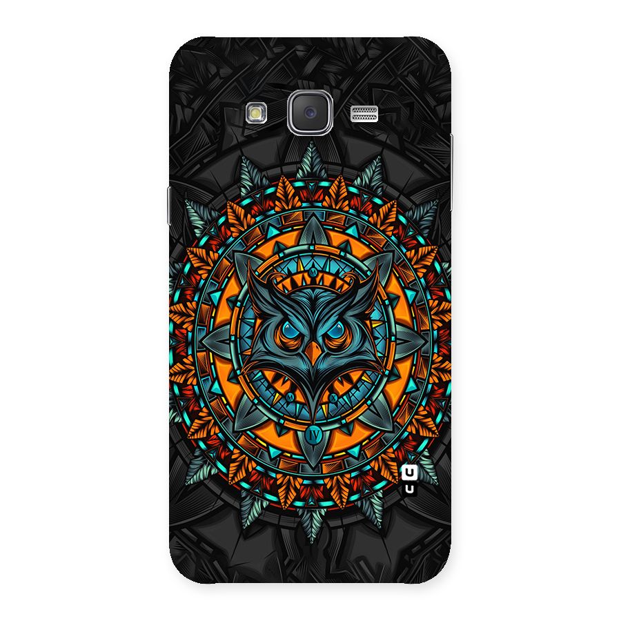 Mighty Owl Artwork Back Case for Galaxy J7