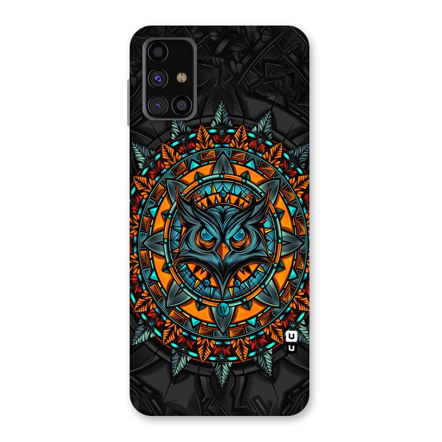 Mighty Owl Artwork Back Case for Galaxy M31s