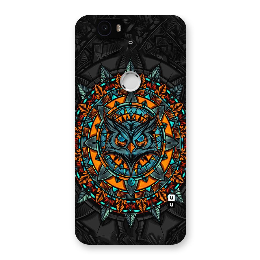 Mighty Owl Artwork Back Case for Google Nexus-6P
