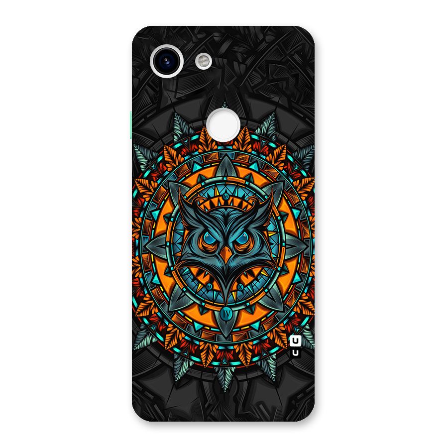 Mighty Owl Artwork Back Case for Google Pixel 3