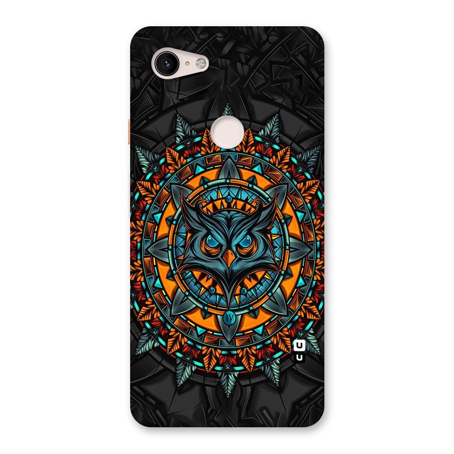 Mighty Owl Artwork Back Case for Google Pixel 3 XL
