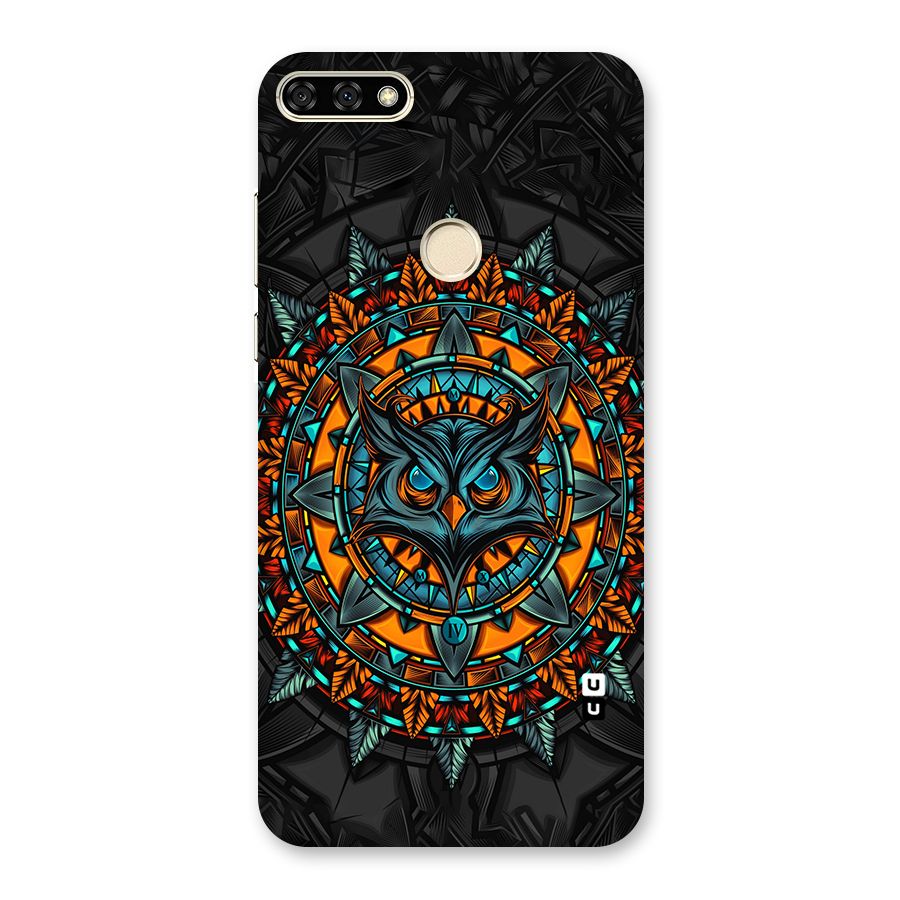 Mighty Owl Artwork Back Case for Honor 7A