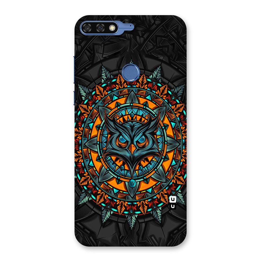 Mighty Owl Artwork Back Case for Honor 7C