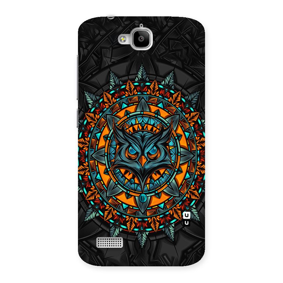 Mighty Owl Artwork Back Case for Honor Holly