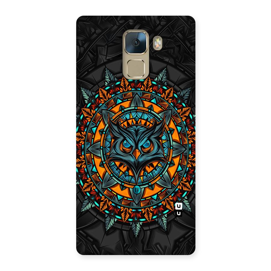 Mighty Owl Artwork Back Case for Huawei Honor 7