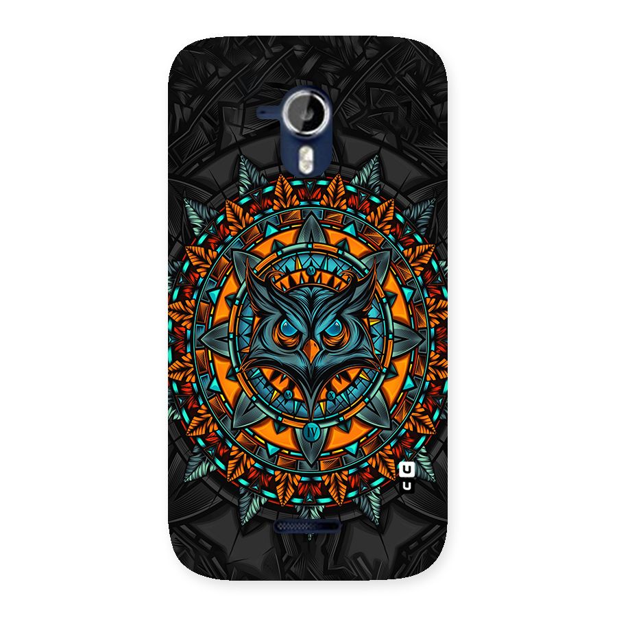 Mighty Owl Artwork Back Case for Micromax Canvas Magnus A117