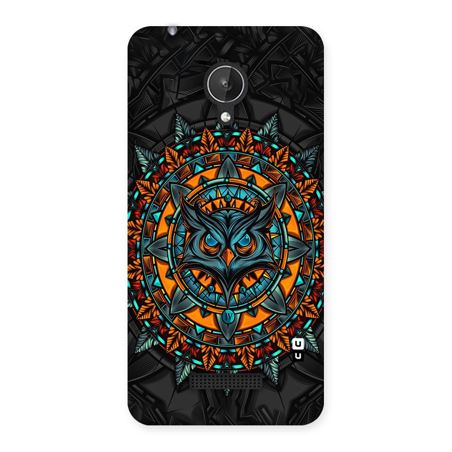 Mighty Owl Artwork Back Case for Micromax Canvas Spark Q380