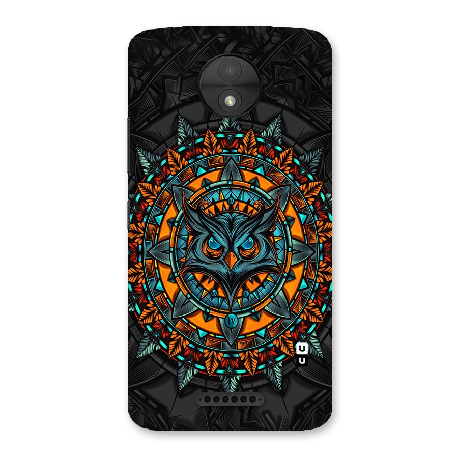 Mighty Owl Artwork Back Case for Moto C