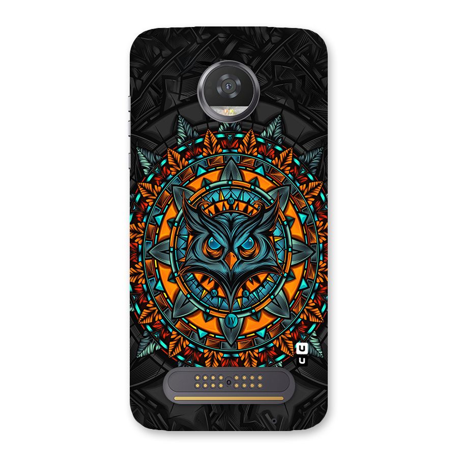 Mighty Owl Artwork Back Case for Moto Z2 Play