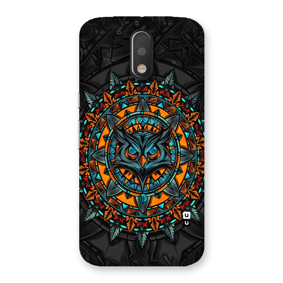 Mighty Owl Artwork Back Case for Motorola Moto G4 Plus
