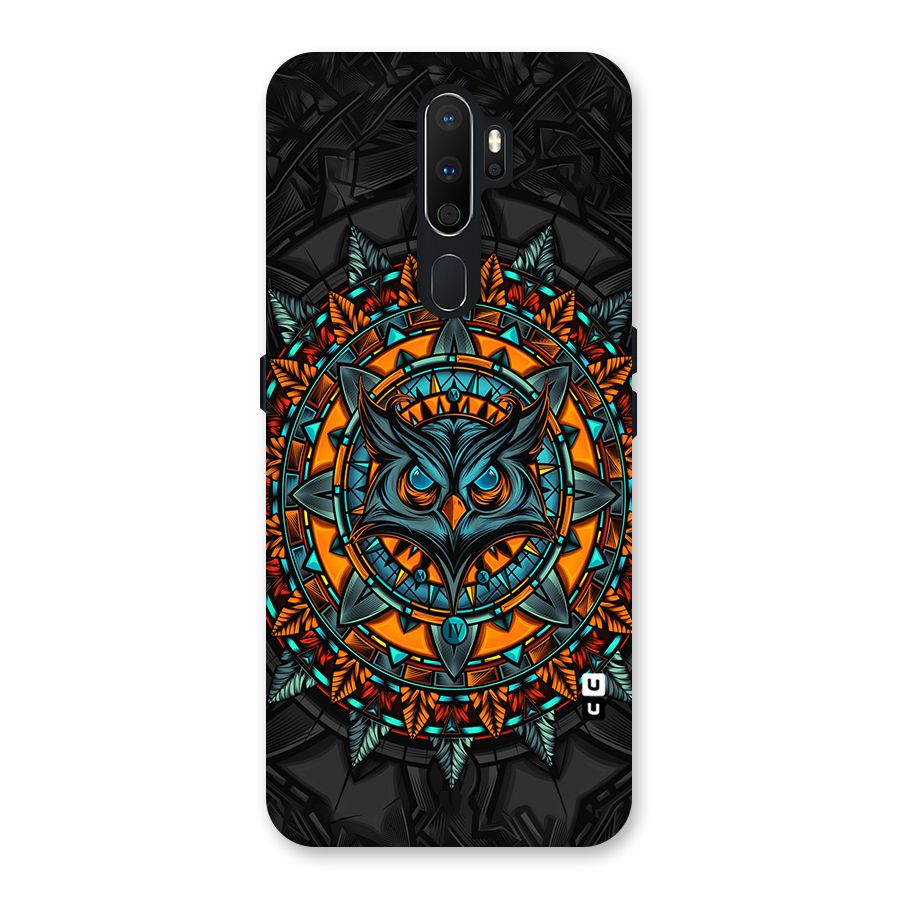 Mighty Owl Artwork Back Case for Oppo A5 (2020)