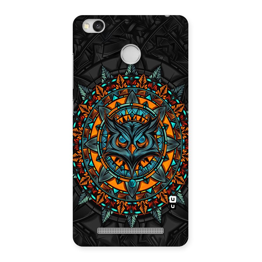 Mighty Owl Artwork Back Case for Redmi 3S Prime