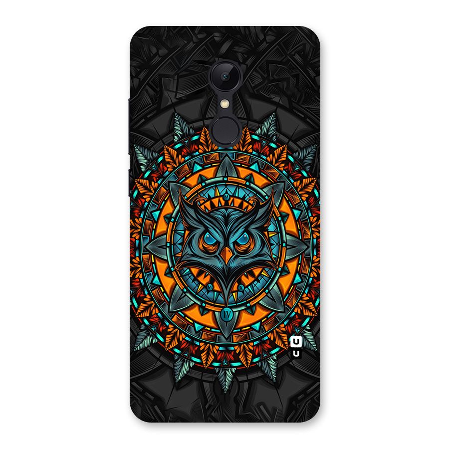 Mighty Owl Artwork Back Case for Redmi 5