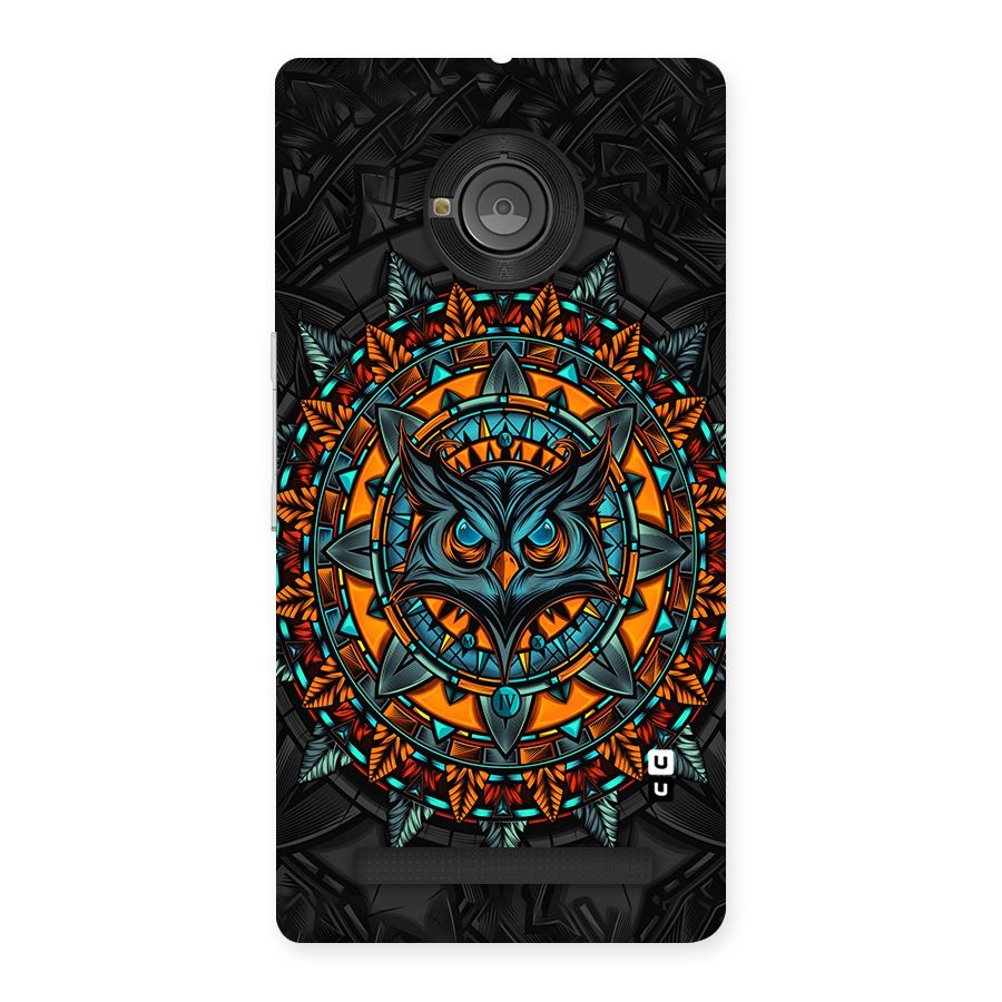 Mighty Owl Artwork Back Case for Yu Yunique