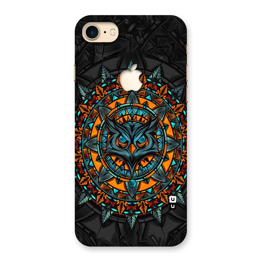 Mighty Owl Artwork Back Case for iPhone 7 Apple Cut