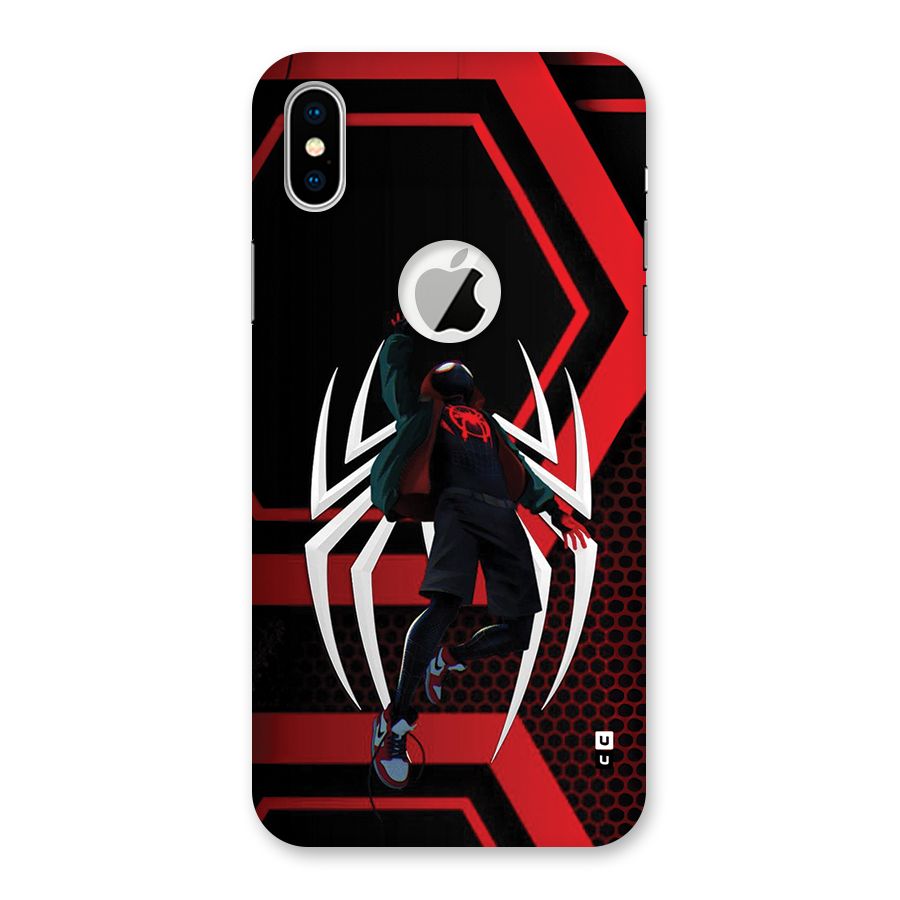 Miles of Multiverse Back Case for iPhone X Logo Cut