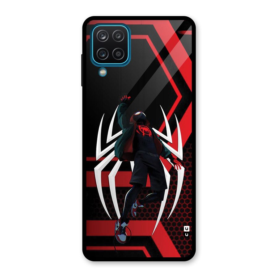 Miles of Multiverse Glass Back Case for Galaxy A12