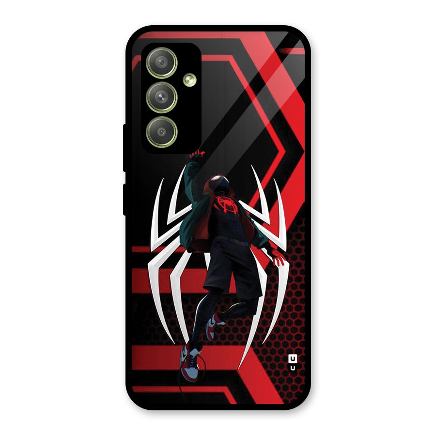 Miles of Multiverse Glass Back Case for Galaxy A54