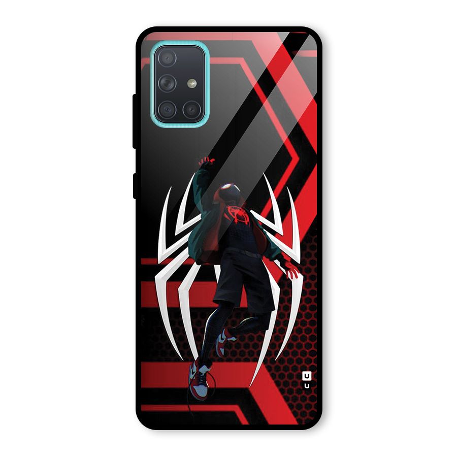 Miles of Multiverse Glass Back Case for Galaxy A71