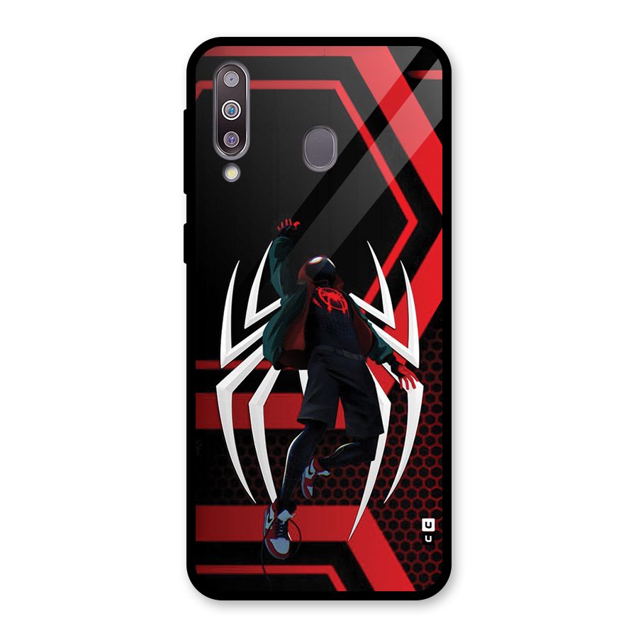 Miles of Multiverse Glass Back Case for Galaxy M30