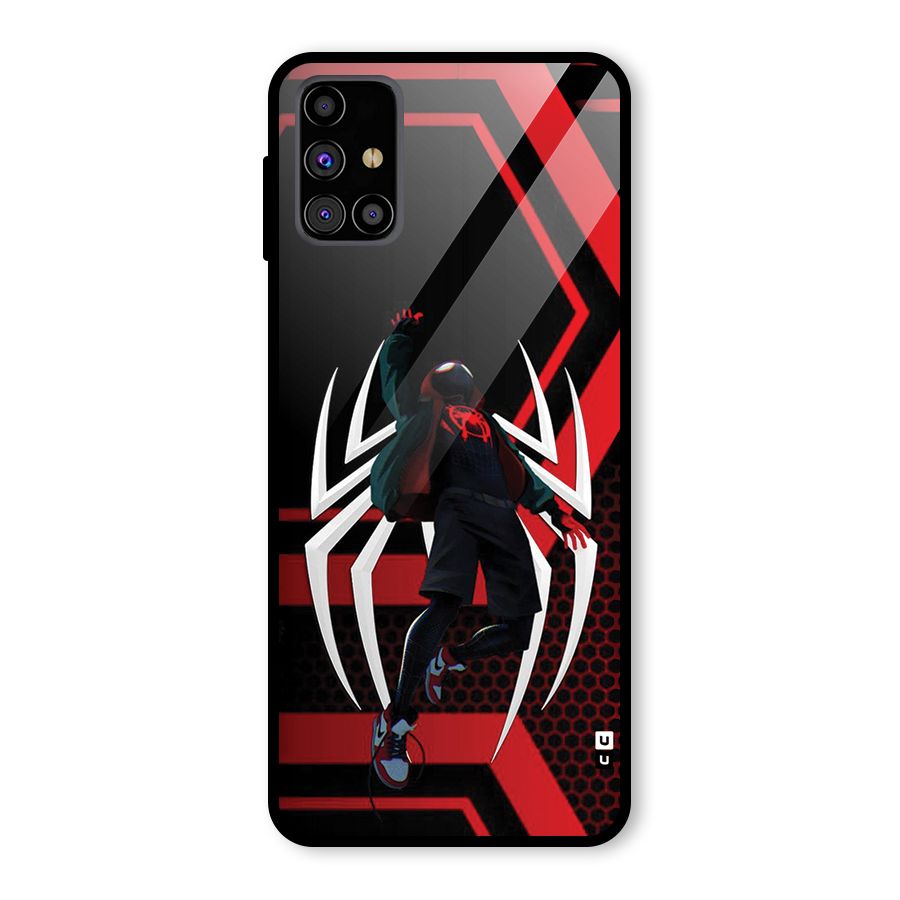 Miles of Multiverse Glass Back Case for Galaxy M31s