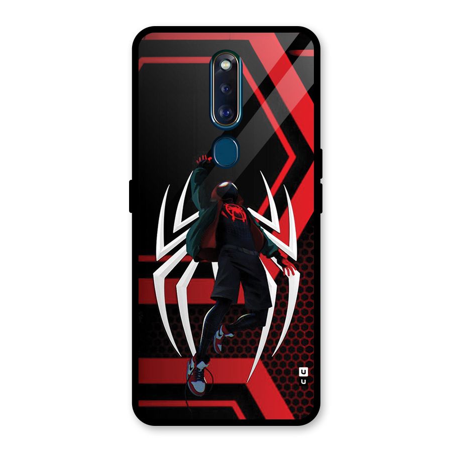 Miles of Multiverse Glass Back Case for Oppo F11 Pro