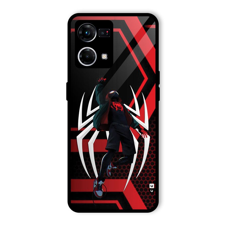 Miles of Multiverse Glass Back Case for Oppo F21 Pro 4G