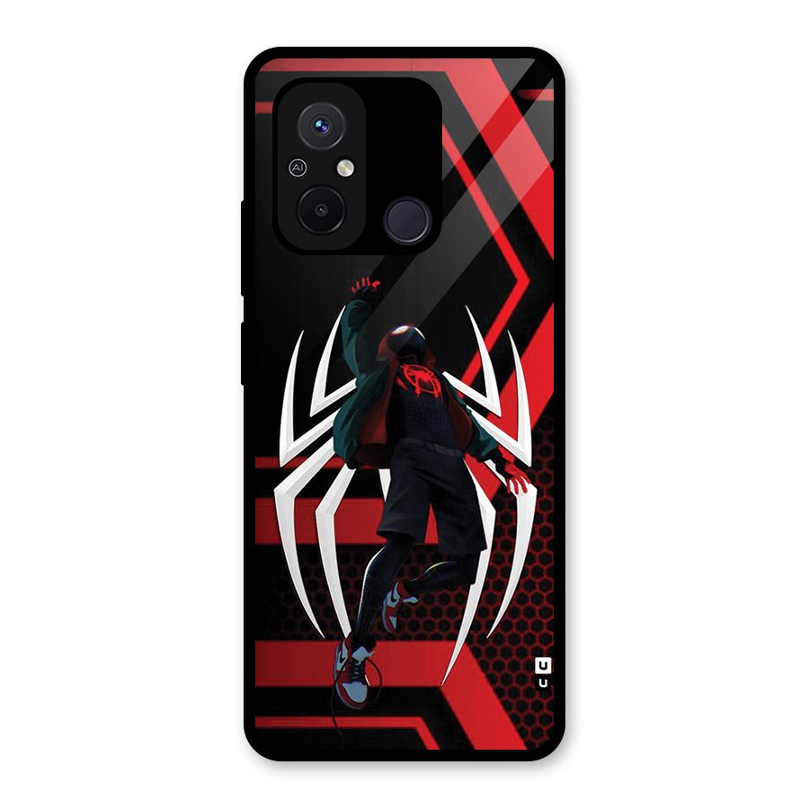 Miles of Multiverse Glass Back Case for Redmi 12C