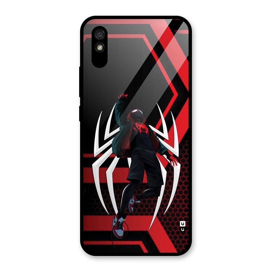 Miles of Multiverse Glass Back Case for Redmi 9A