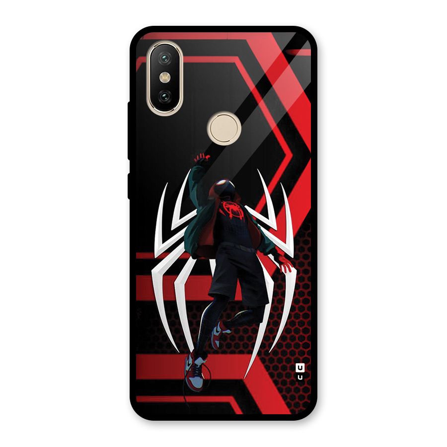Miles of Multiverse Glass Back Case for Redmi A2