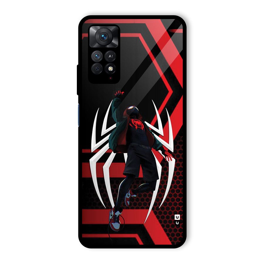 Miles of Multiverse Glass Back Case for Redmi Note 11 Pro