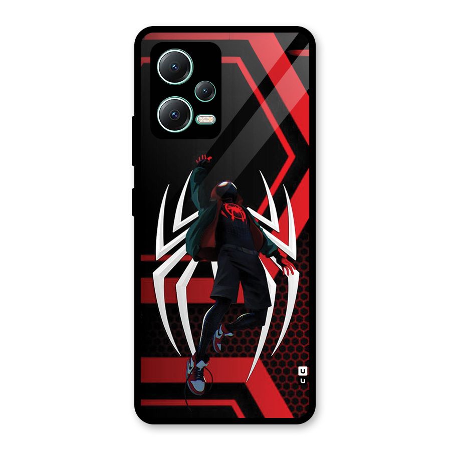 Miles of Multiverse Glass Back Case for Redmi Note 12 5G